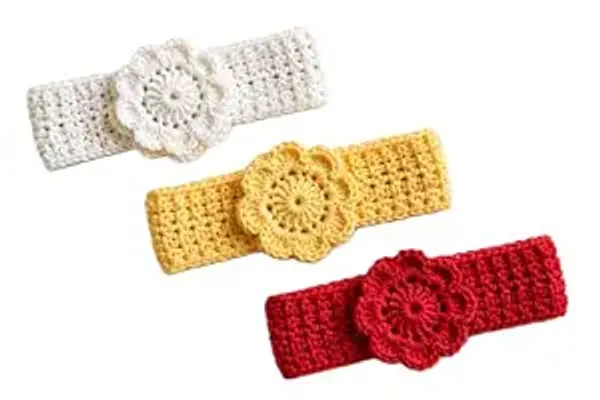 Crochet_Flower_Headband_For_Girls_Set_Of_3_Multicolour