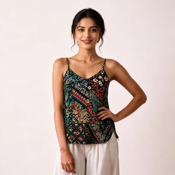 Women_Boho_Floral_Print_Cami_Top_With_Spaghetti_Straps
