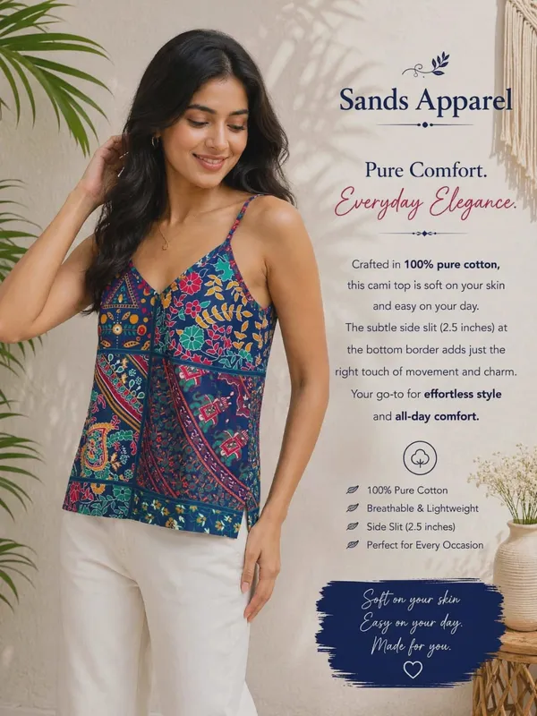 Multicolor_Printed_Sleeveless_Dress_For_Women