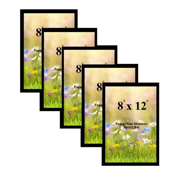 Wood_Rectangular_Photo_Frame_Black_Wall_Mount_Set_Of_5