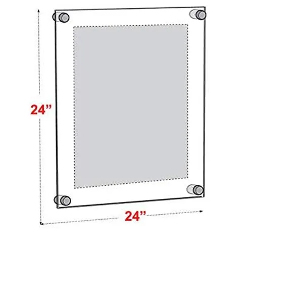 Acrylic_Transparent_Sandwich_Display_Board_Wall_Mount_24X24_Inch_Pack_Of_2