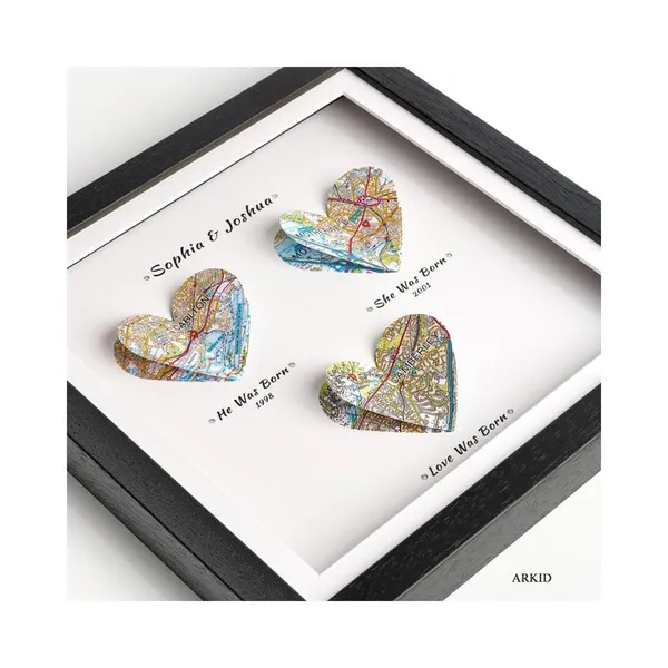 Arkid_Customized_Heart_Map_Personalized_Memory_Art_Print