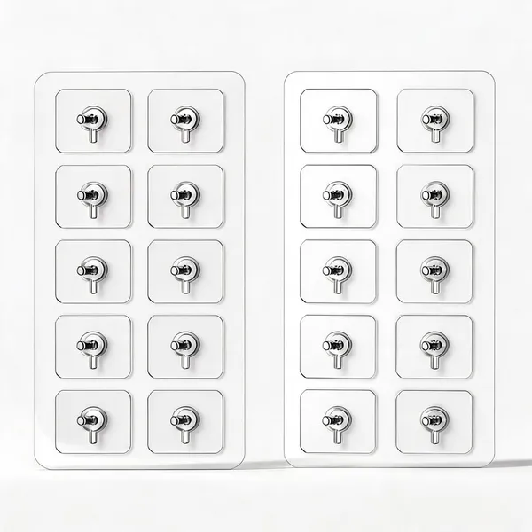 Stainless_Steel_Adhesive_Nail-Free_Transparent_Screw_Hook_20_Pcs_-_Pack_of_2