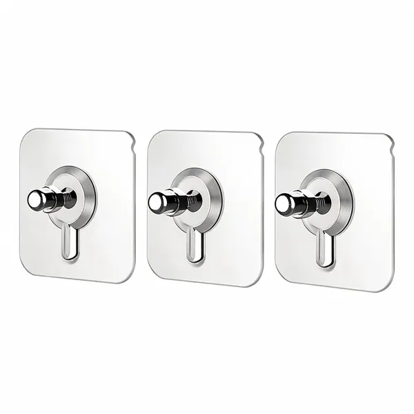 Stainless_Steel_Adhesive_Screw_Wall_Hooks_Drill-Free_Pack_Of_10