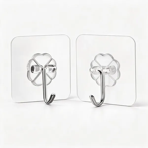 Plastic_Adhesive_Nail-Free_Transparent_Wall_Hook_50_Pcs_-_Pack_of_2