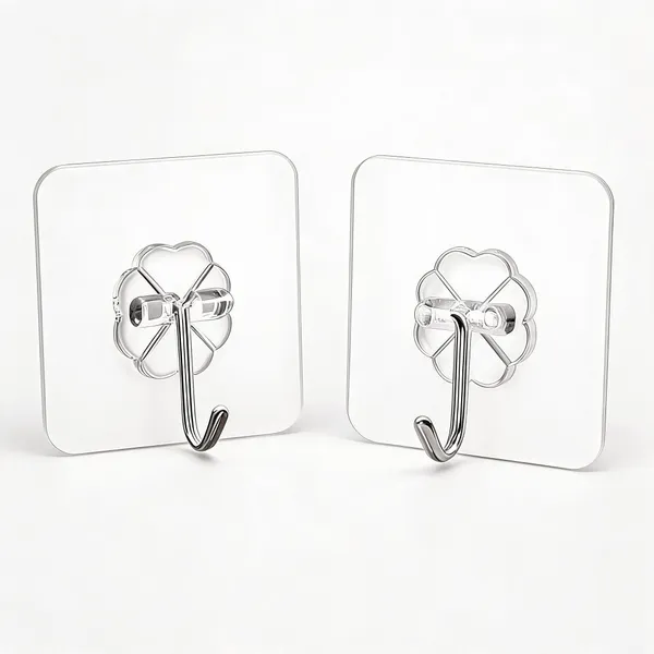 Plastic_Adhesive_Nail-Free_Transparent_Wall_Hook_50_Pcs_-_Pack_of_2