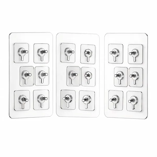 Stainless_Steel_Adhesive_Screw_Wall_Hooks_Drill-Free_Pack_Of_5