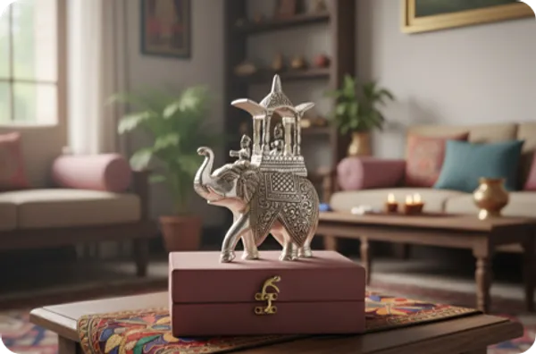 Silver-Tone_Ganesha_Idol_With_Presentation_Box
