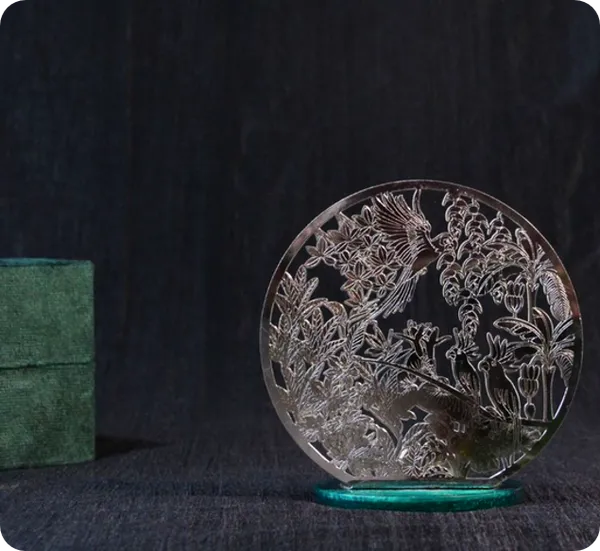 Marble_Botanical_Floral_Art_Decorative_Showpiece