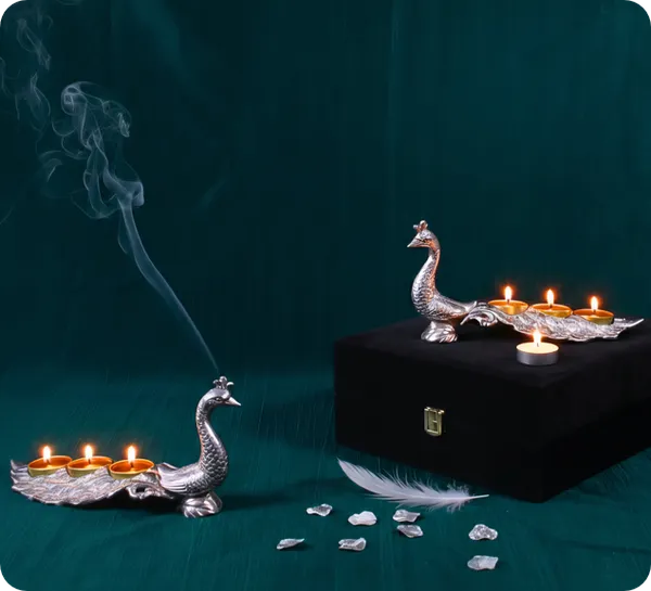 Silver-Tone_Decorative_Peacock_Tealight_Holder_Set
