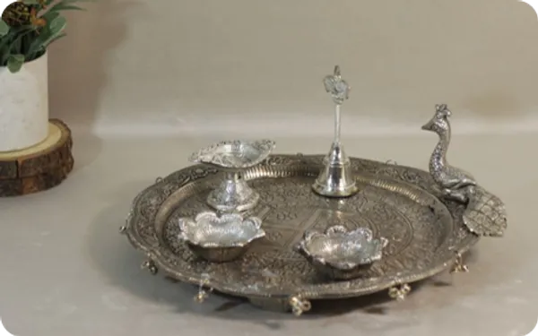 Metal_Traditional_Ornate_Pooja_Thali_Set