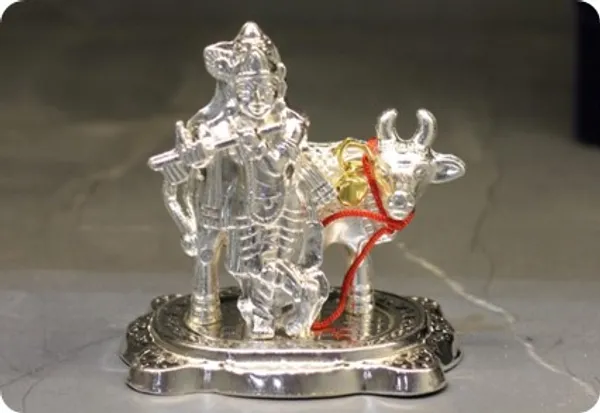 Silver-Tone_Shiva_Nandi_Idol