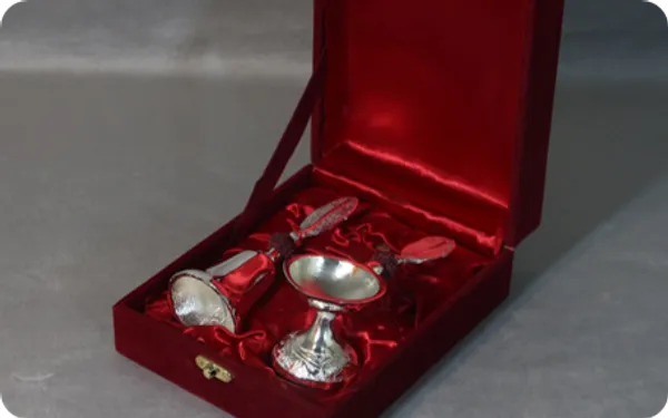 Silver_Tone_Pooja_Bell_And_Spoon_Set
