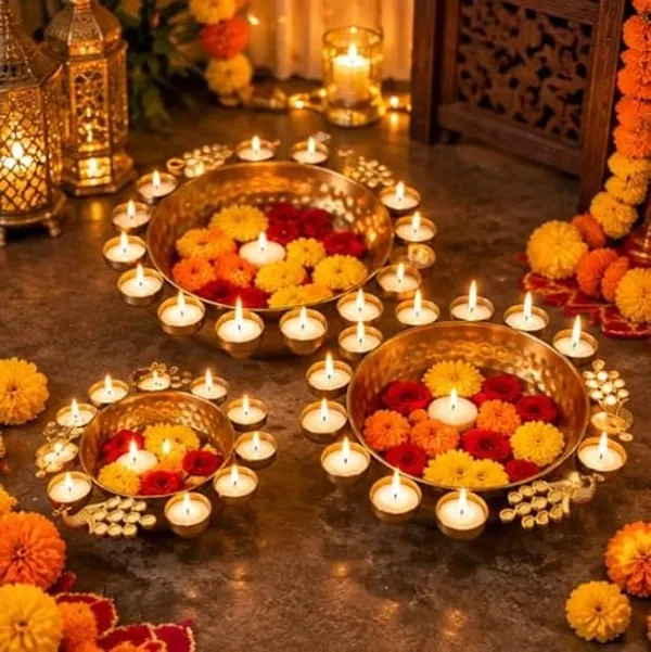 Metal_Festive_Hammered_Diya_Bowl_Set