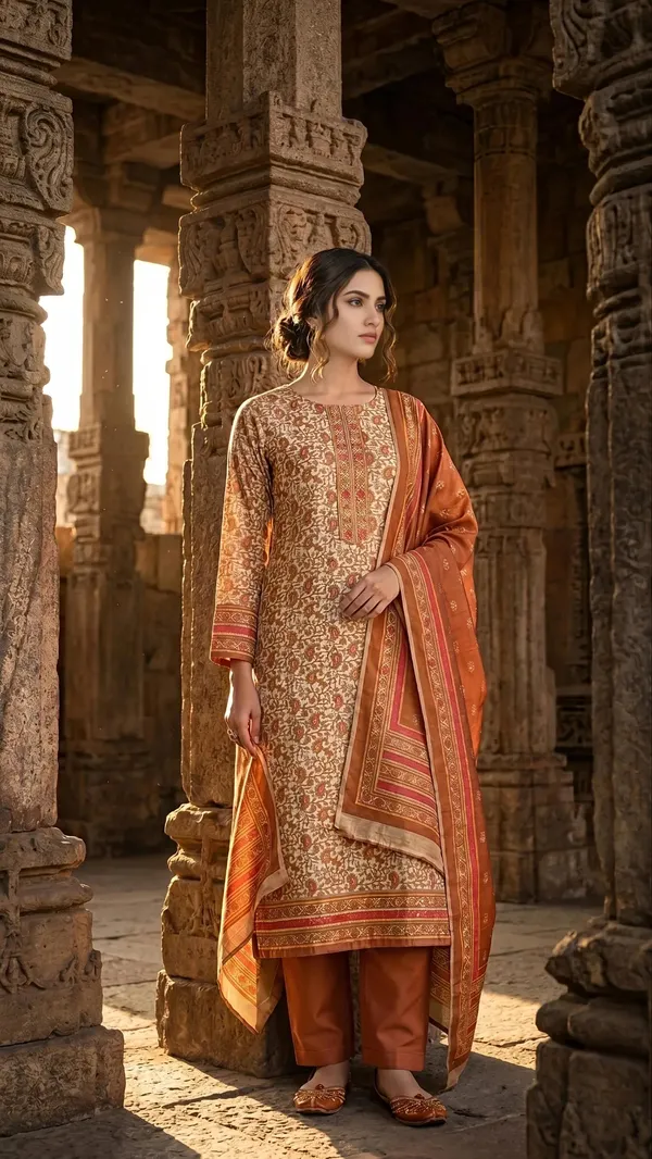 Rustic_Gold_Heritage_Unstitched_Suit_Set
