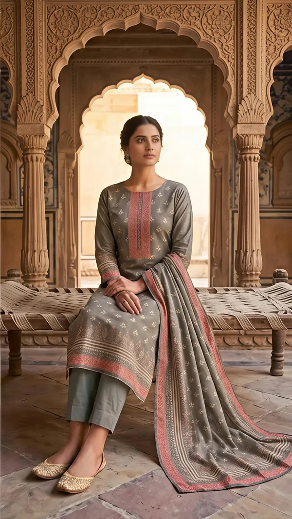 Olive_Grey_Heritage_Printed_Unstitched_Suit_Set