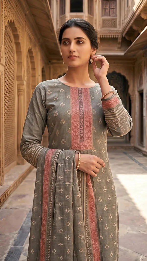 Olive_Grey_Heritage_Printed_Unstitched_Suit_Set