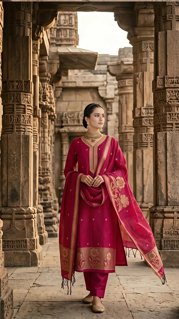 Rani_Pink_Regal_Silk_Unstitched_Suit_Set