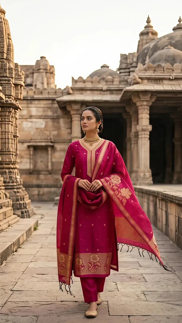 Rani_Pink_Regal_Silk_Unstitched_Suit_Set