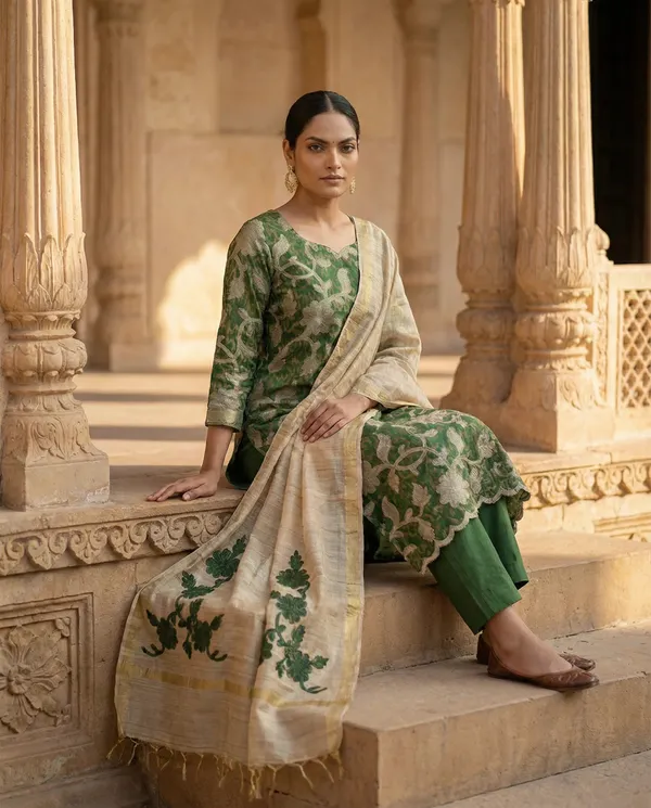 Emerald_Zari_Bloom_Unstitched_Suit_Set