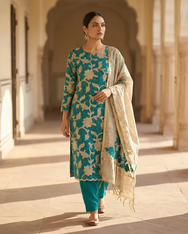 Emerald_Vine_Embroidered_Unstitched_Suit_Set