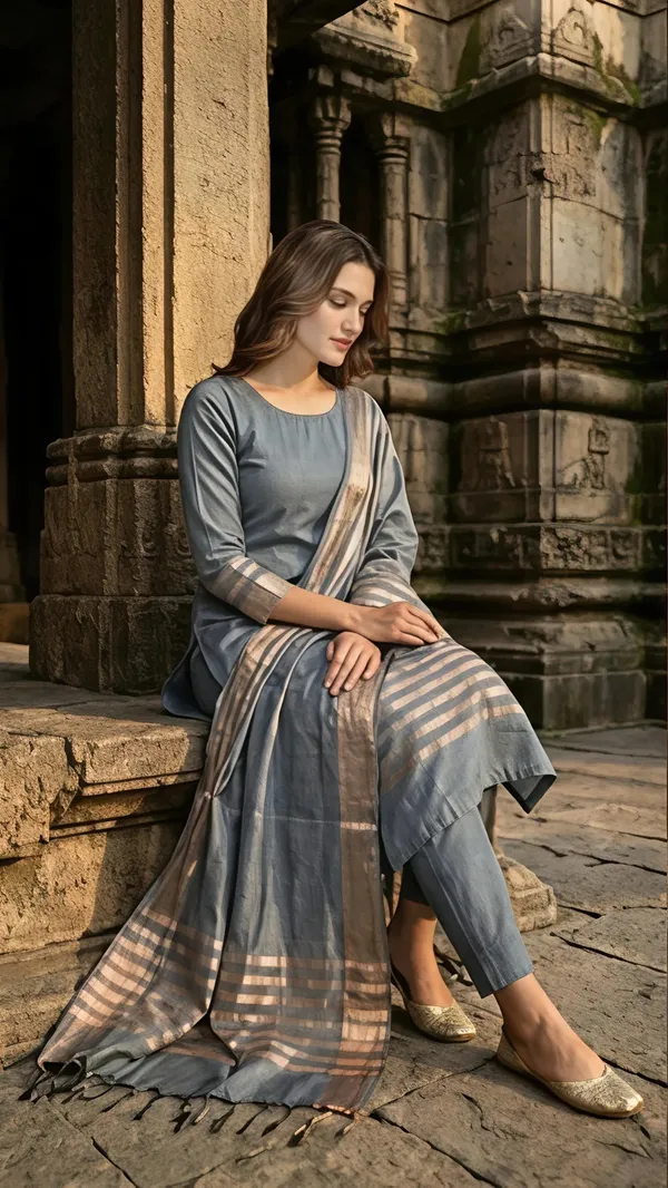 Silver_Mist_Stripe_Cotton_Unstitched_Suit_Set