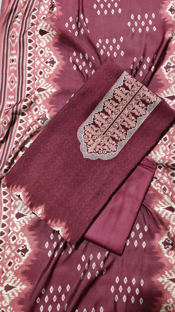 Burgundy_Ikat_Embroidered_Silk
