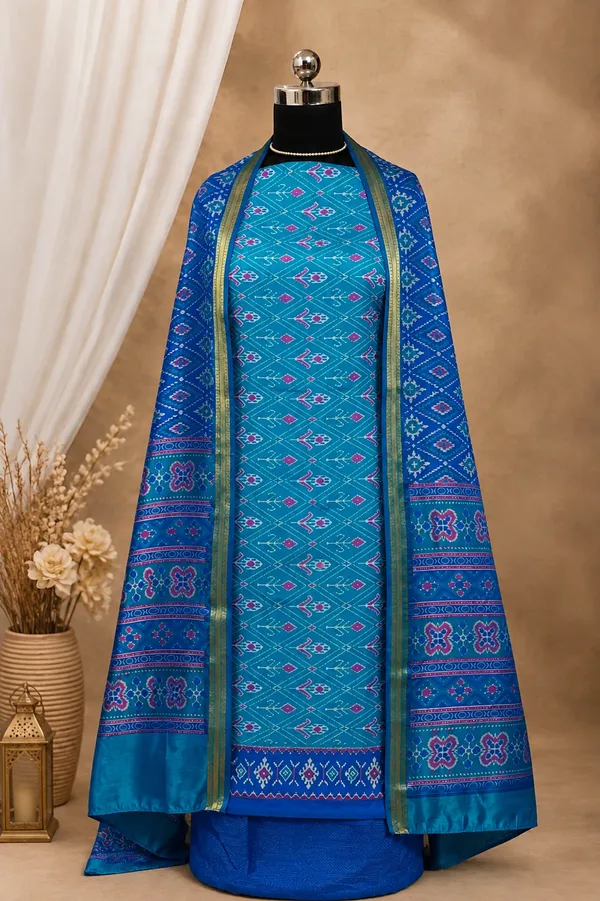 Peacock_Blue_Patola
