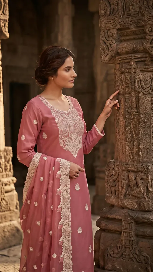 Gulnaar_Rosé_Embroidered_Unstitched_Suit_Set