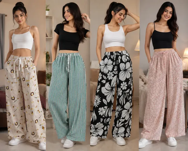 Women's_Printed_Wide_Leg_Palazzo_Pants,_Relaxed_Fit,_Soft_Breathable_Fabric_|_for_Home,_Office,_Loungewear,_Casual,_Dailywear_|_Comfortable_Trousers_for_Women_|_4_pes_set_trousers
