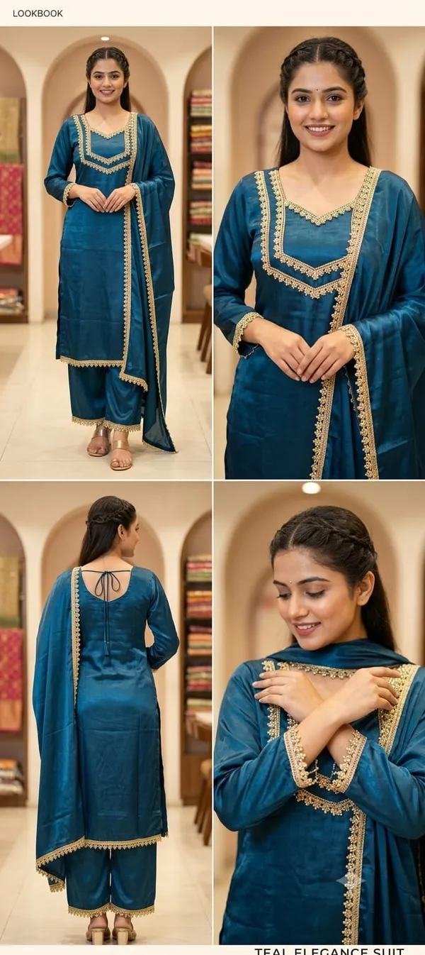 Teal_Embroidered_Straight_Fit_Salwar_Suit_For_Women