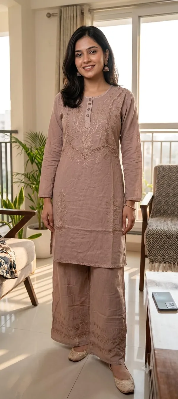 Mauve_Embroidered_Straight_Kurta_Palazzo_Set_For_Women