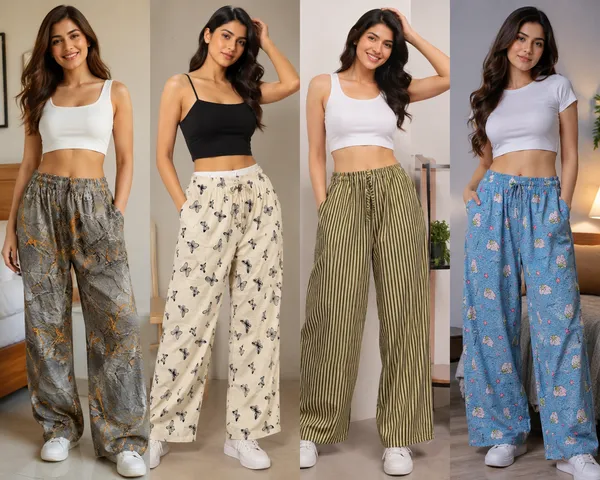 Women's_Printed_Wide_Leg_Palazzo_Pants,_Relaxed_Fit,_Soft_Breathable_Fabric_|_for_Home,_Office,_Loungewear,_Casual,_Dailywear_|_Comfortable_Trousers_for_Women_|_4_pes_set_trousers