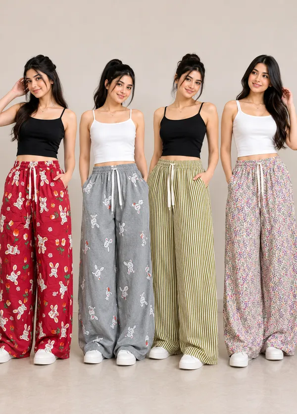 Multicolour_Printed_Wide_Leg_Palazzo_Pants_For_Women