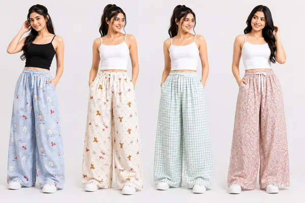 Women's_Printed_Wide_Leg_Palazzo_Pants,_Relaxed_Fit,_Soft_Breathable_Fabric_|_for_Home,_Office,_Loungewear,_Casual,_Dailywear_|_Comfortable_Trousers_for_Women_|_4_pes_set_trousers