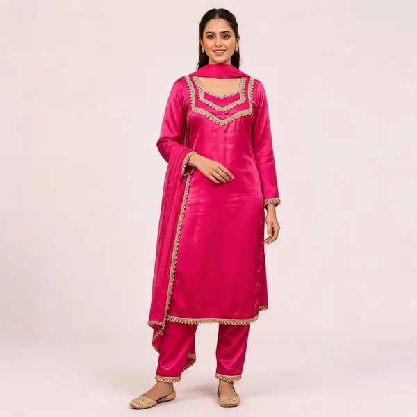 Pink_Satin_Embroidered_Salwar_Suit_For_Women