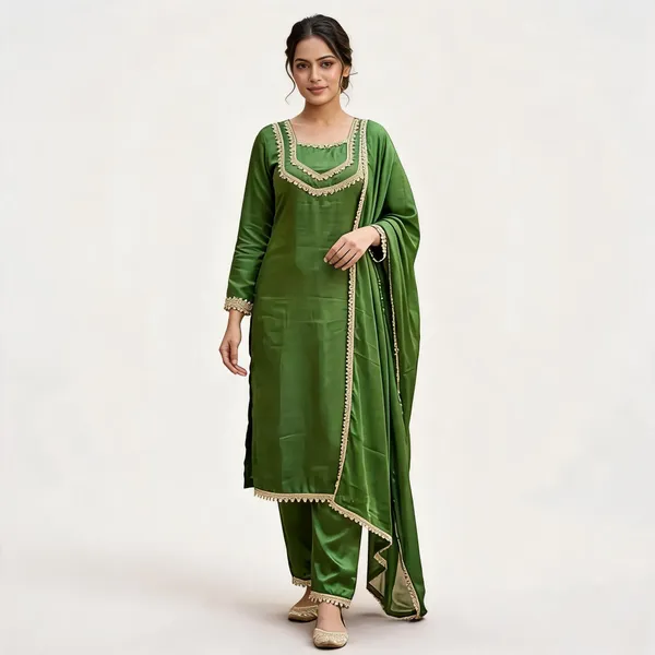 Green_Embroidered_Straight_Kurta_Set_For_Women