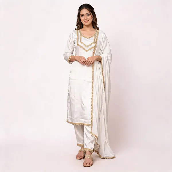 White_Embroidered_Straight_Kurta_Set_For_Women