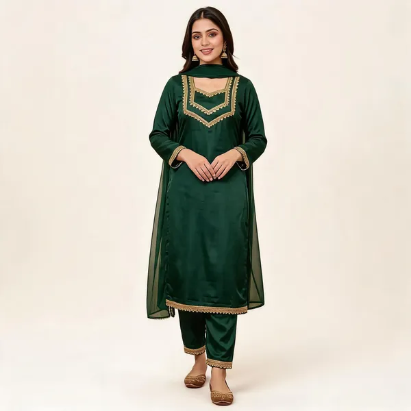 Green_Embroidered_Straight_Kurta_Set_For_Women