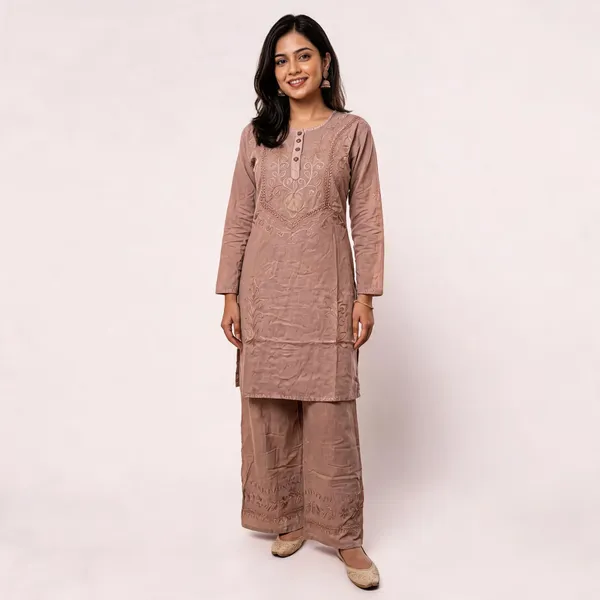 Mauve_Embroidered_Straight_Kurta_Palazzo_Set_For_Women