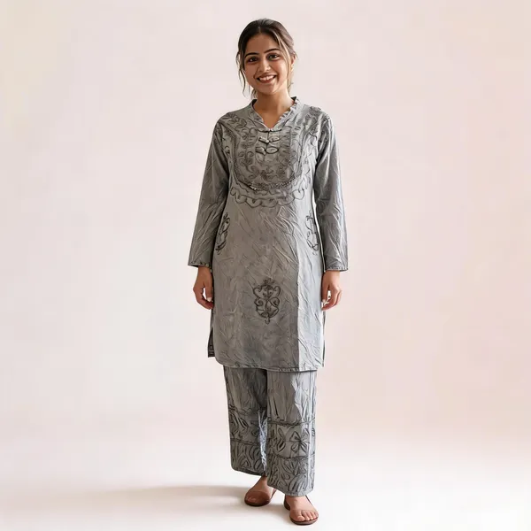 Grey_Printed_Straight_Kurta_Set_For_Women