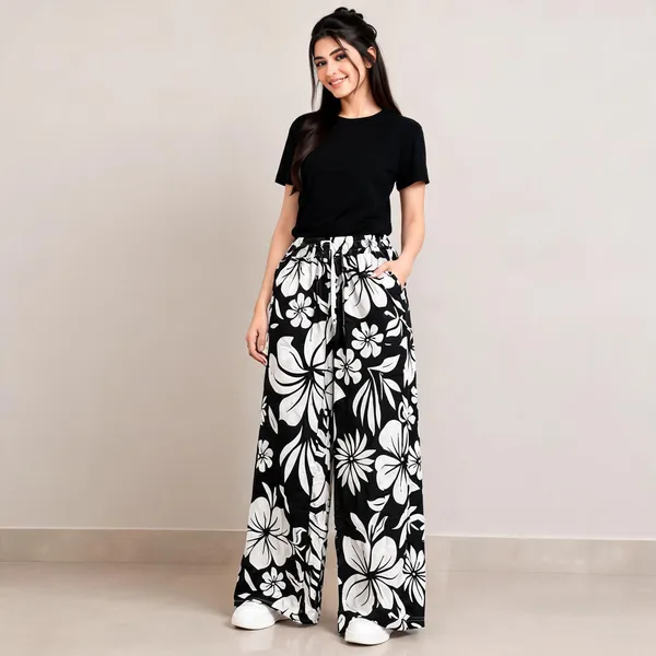 Women's_Printed_Wide_Leg_Palazzo_Pants,_Relaxed_Fit,_Soft_Breathable_Fabric_|_for_Home,_Office,_Loungewear,_Casual,_Dailywear_|_Comfortable_Trousers_for_Women_|_4_pes_set_trousers