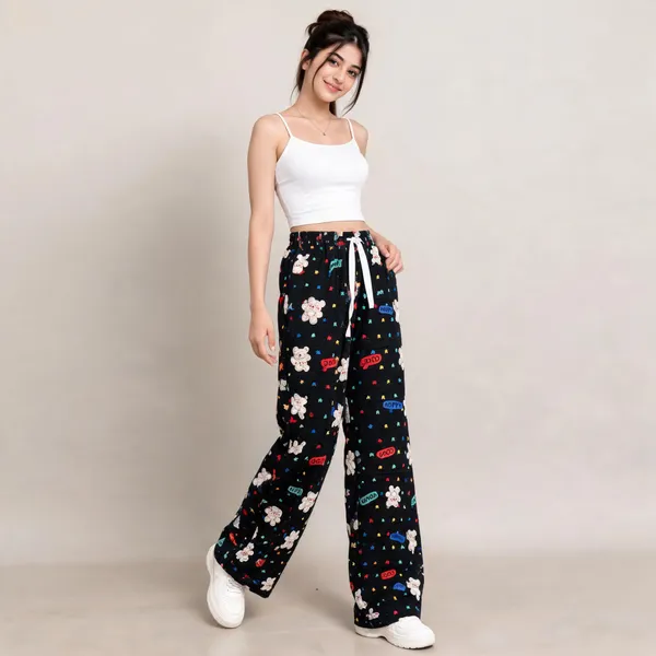 Multicolor_Printed_Wide_Leg_Pajama_Pants_For_Women
