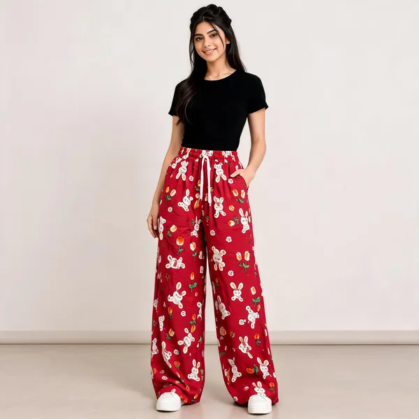 Multicolour_Printed_Wide_Leg_Palazzo_Pants_For_Women
