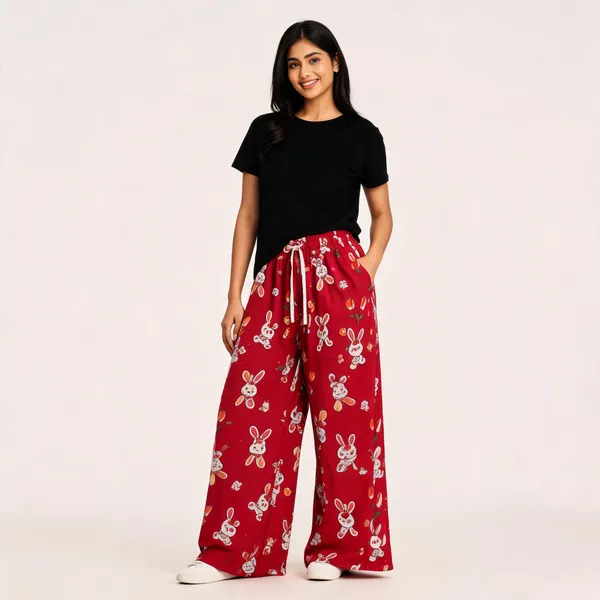 Multicolor_Printed_Wide_Leg_Palazzo_Pants_For_Women