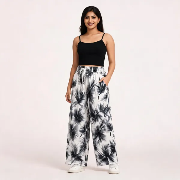 Multicolor_Printed_Wide_Leg_Palazzo_Pants_For_Women