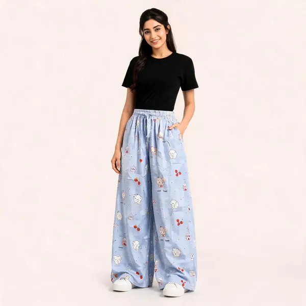 Women's_Printed_Wide_Leg_Palazzo_Pants,_Relaxed_Fit,_Soft_Breathable_Fabric_|_for_Home,_Office,_Loungewear,_Casual,_Dailywear_|_Comfortable_Trousers_for_Women_|_4_pes_set_trousers