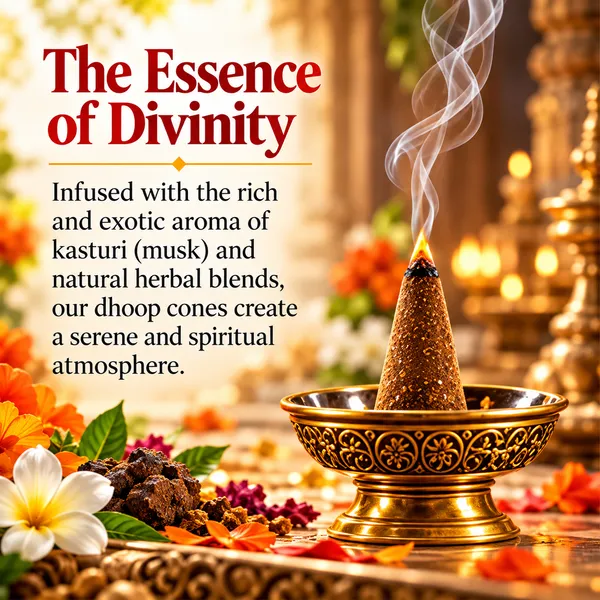 Blessora_Divya_Kasturi_Fragrance_Dhoop_Cones