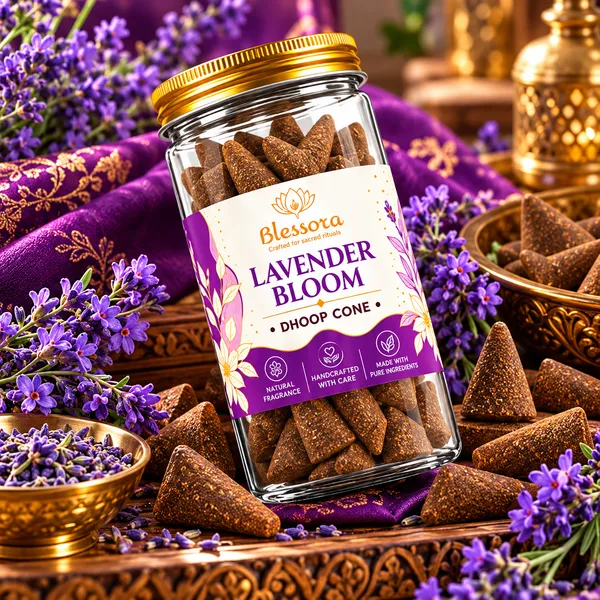 Blessora_Lavender_Bloom_Dhoop_Cones