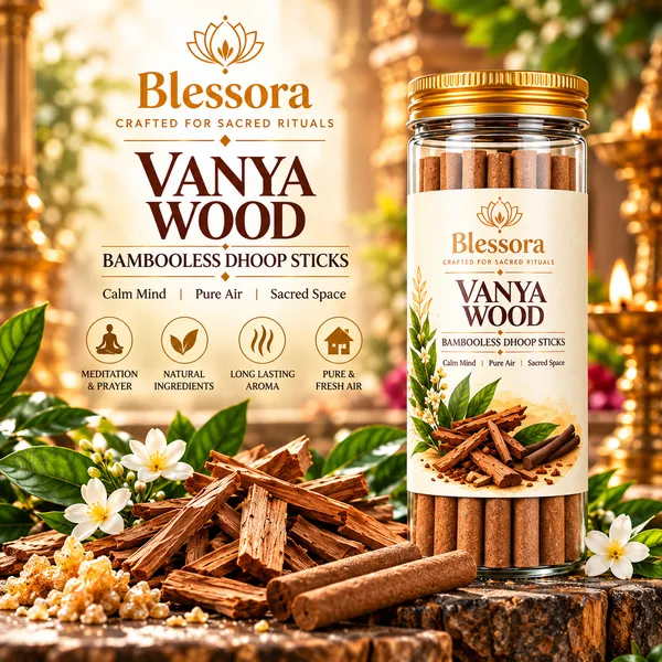 Blessora_Vanya_Wood_Bamboooless_Dhoop_Sticks